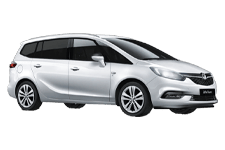 Van Hire Clitheroe - Vauxhall Zafira 5 + 2 - Minibus hire Clitheroe